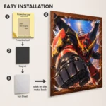 Gurren Metal Poster Wall Decor - J - Image 2