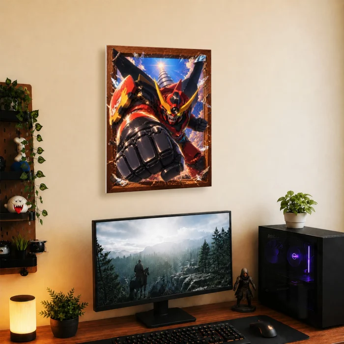 Gurren Metal Poster Wall Decor - J - Image 4