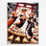 Volleyball Team Metal Poster Wall Decor