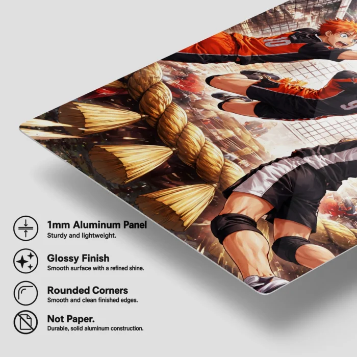 Volleyball Team Metal Poster Wall Decor - Image 5