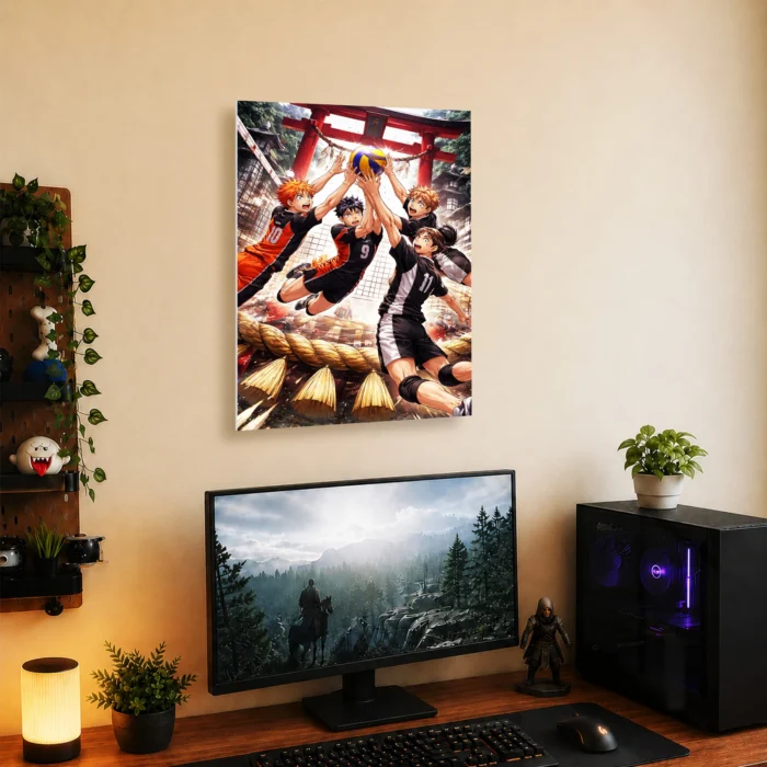 Volleyball Team Metal Poster Wall Decor - Image 4
