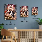 Volleyball Team Metal Poster Wall Decor - Image 6