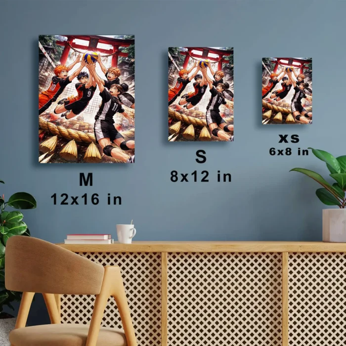 Volleyball Team Metal Poster Wall Decor - Image 6