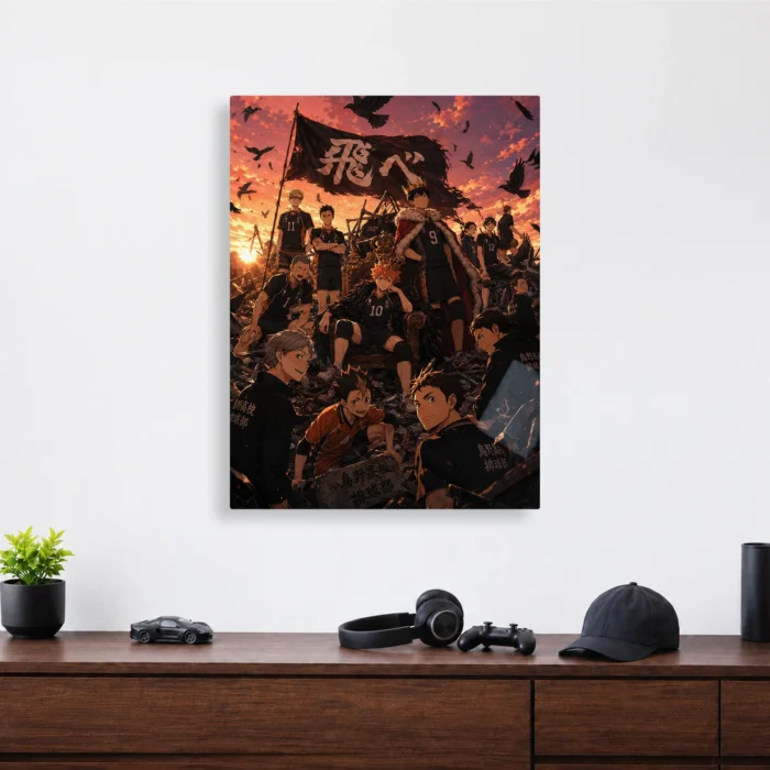 Volleyball Team Metal Poster Wall Decor
  - B - Image 3