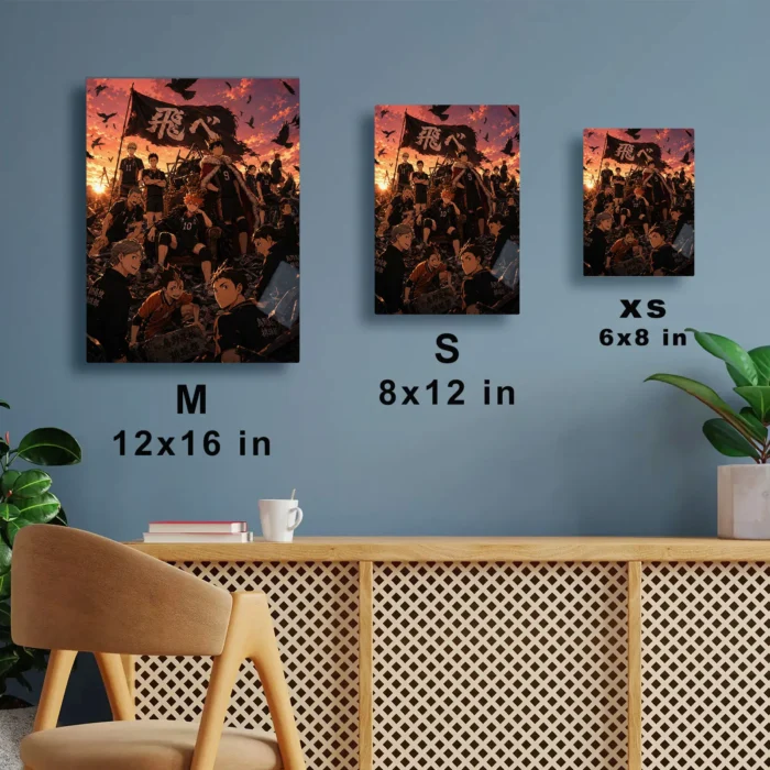 Volleyball Team Metal Poster Wall Decor
  - B - Image 6
