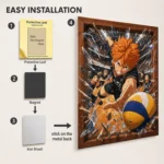Volleyball Team Metal Poster Wall Decor
  - E - Image 2