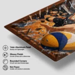 Volleyball Team Metal Poster Wall Decor
  - E - Image 5