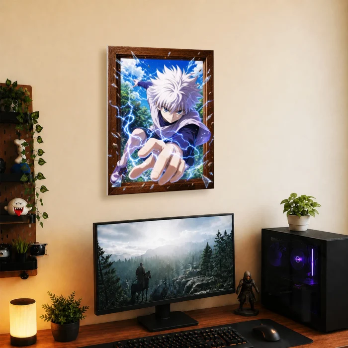 HXH Killua Metal Poster Wall Decor - Image 4