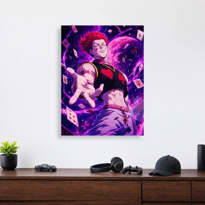 HXH Hisoka Metal Poster Wall Decor - Image 3