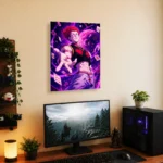 HXH Hisoka Metal Poster Wall Decor - Image 4