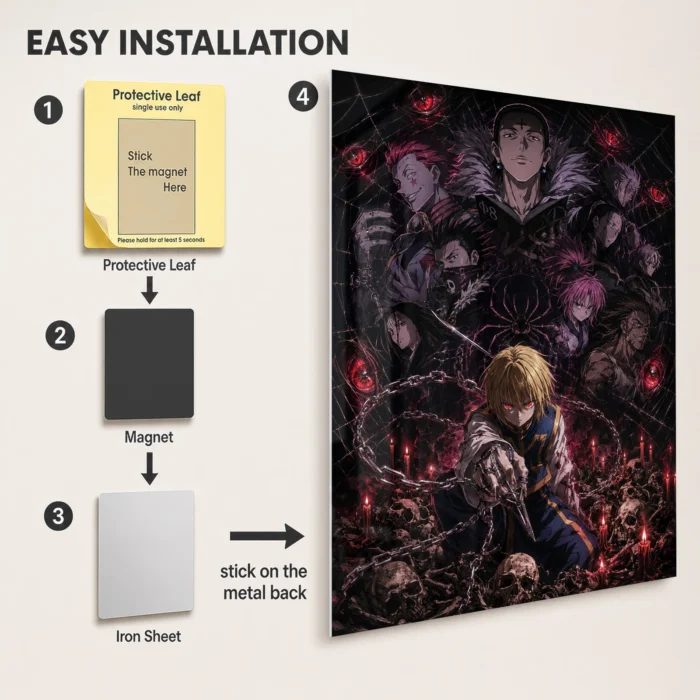 HXH Metal Poster Wall Decor - Image 2