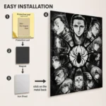 HXH Phantom Troupe Metal Poster Wall
  Decor - A - Image 2