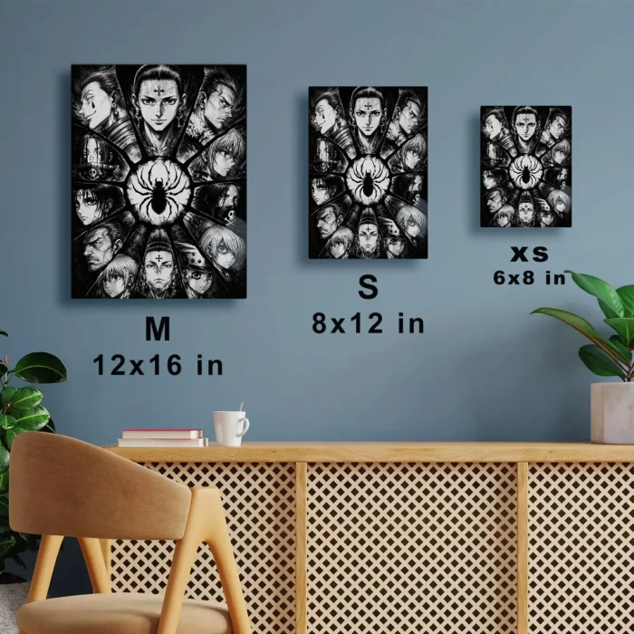 HXH Phantom Troupe Metal Poster Wall
  Decor - A - Image 6