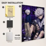 HXH Killua Metal Poster Wall Decor - A - Image 2