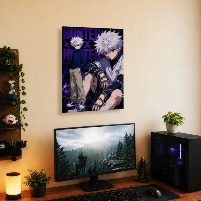 HXH Killua Metal Poster Wall Decor - A - Image 4