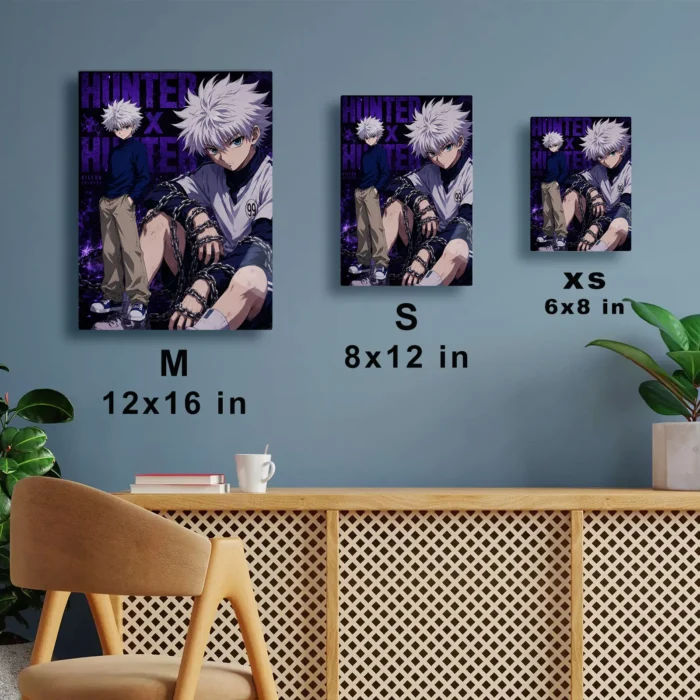 HXH Killua Metal Poster Wall Decor - A - Image 6