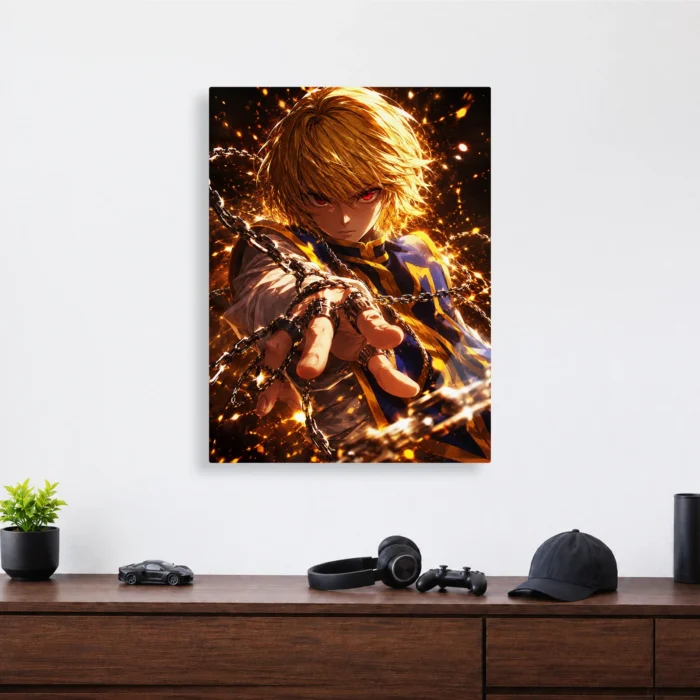 HXH Kurapika Metal Poster Wall Decor - Image 4