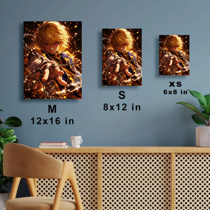 HXH Kurapika Metal Poster Wall Decor - Image 7
