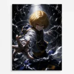 HXH Kurapika Metal Poster Wall Decor - A