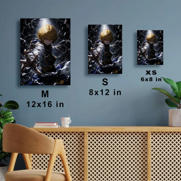 HXH Kurapika Metal Poster Wall Decor - A - Image 7