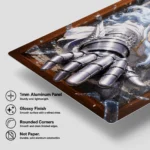 Dark Fantasy Griffith Metal Poster Wall
  Decor - Image 5
