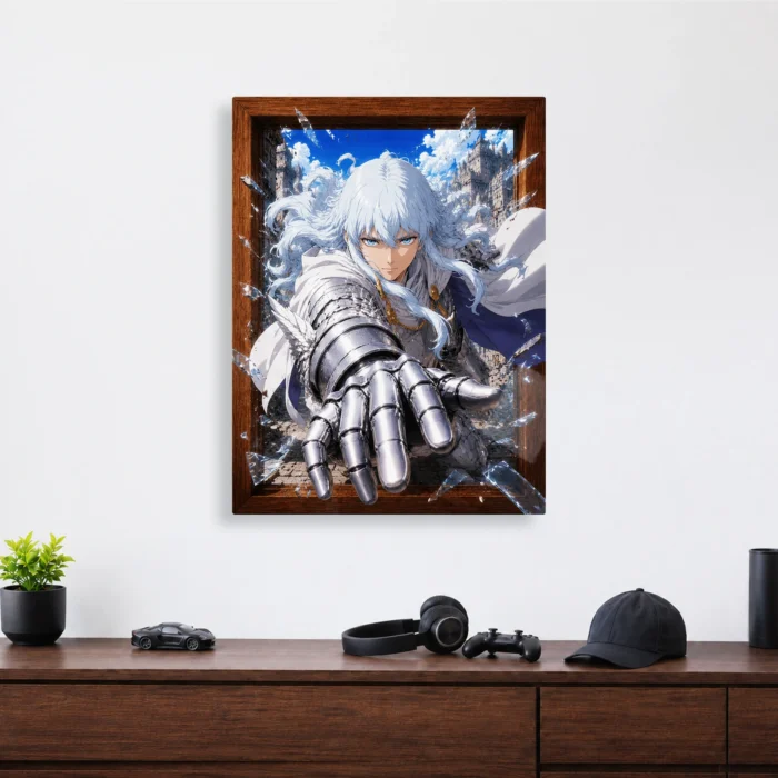 Dark Fantasy Griffith Metal Poster Wall
  Decor - Image 3