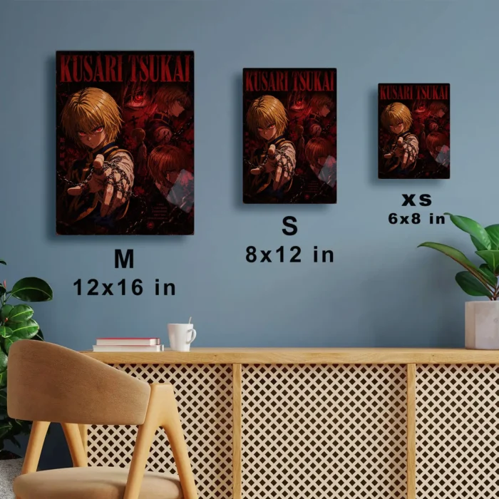 HXH Kurapika Metal Poster Wall Decor - B - Image 6