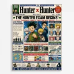 HXH Newspaper Metal Poster Wall Decor