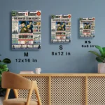 HXH Newspaper Metal Poster Wall Decor - Image 6