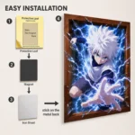 HXH Killua Metal Poster Wall Decor - B - Image 2
