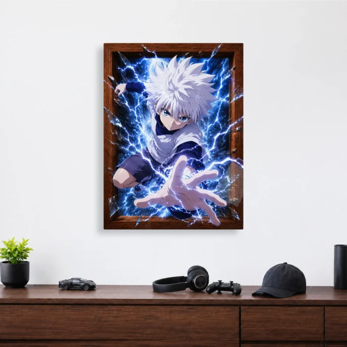 HXH Killua Metal Poster Wall Decor - B - Image 4