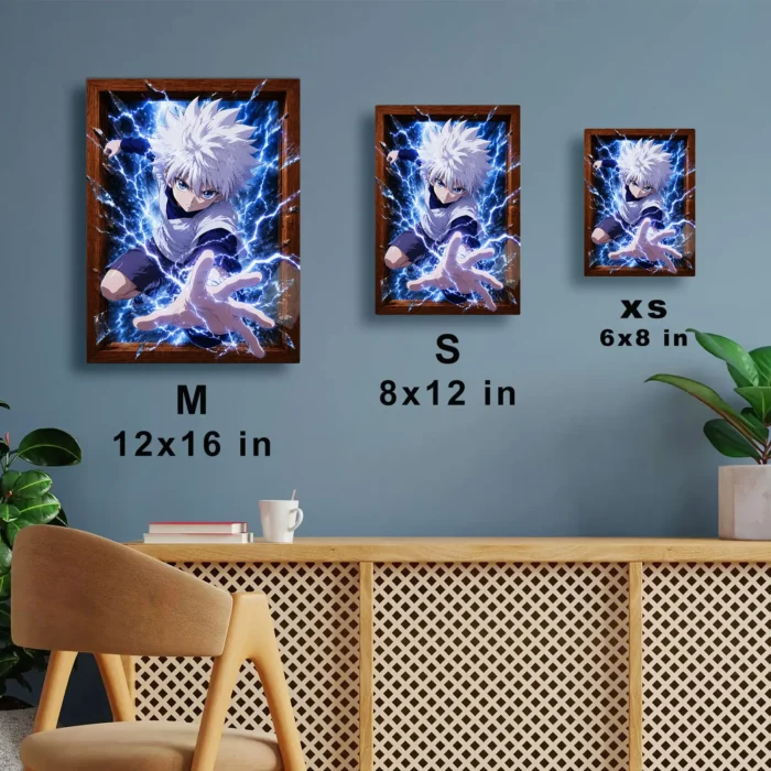 HXH Killua Metal Poster Wall Decor - B - Image 7