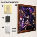 HXH Phantom Troupe Metal Poster Wall
  Decor - B - Image 2