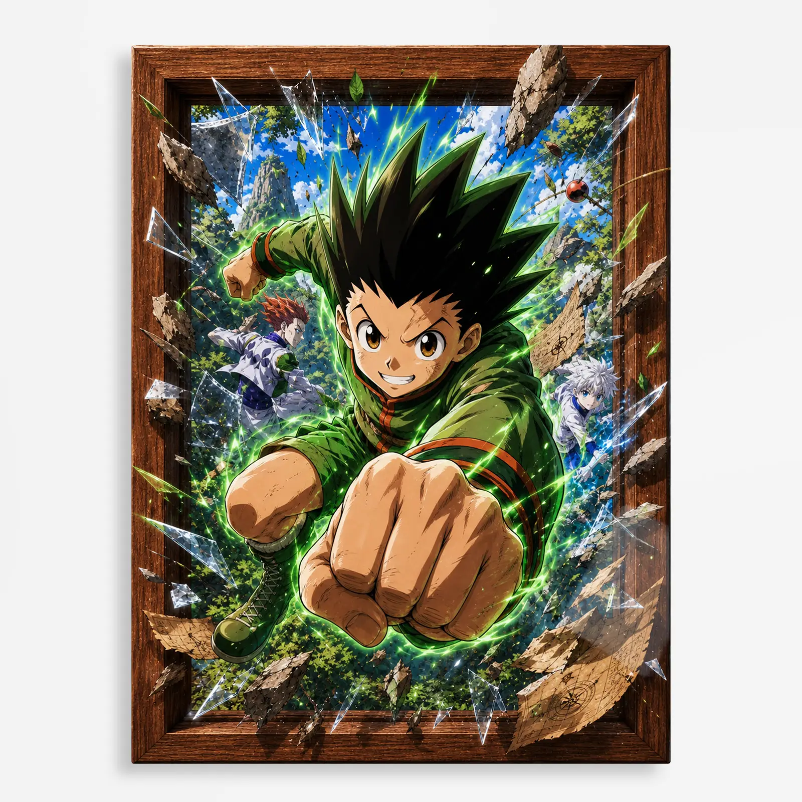 anime metal poster (194) s1 HXH Metal Poster Wall Decor - B - Image 1