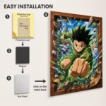 HXH Metal Poster Wall Decor - B - Image 2