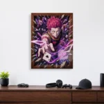HXH Hisoka Metal Poster Wall Decor - A - Image 3