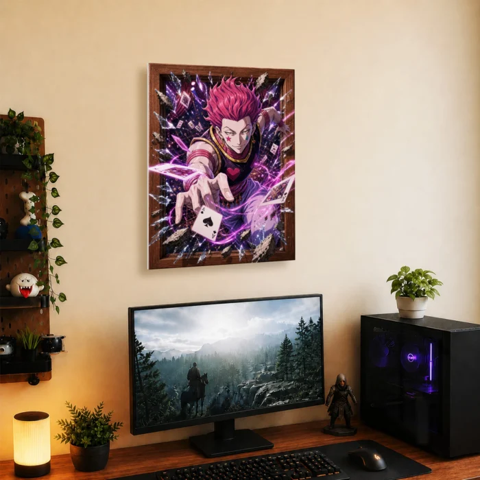 HXH Hisoka Metal Poster Wall Decor - A - Image 4