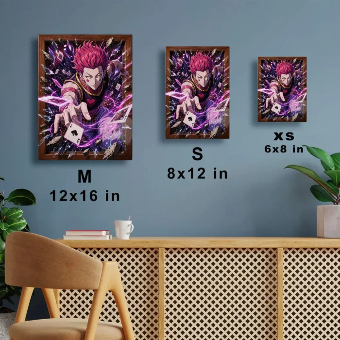 HXH Hisoka Metal Poster Wall Decor - A - Image 6