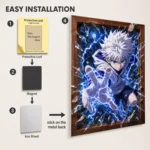HXH Killua Metal Poster Wall Decor - C - Image 2