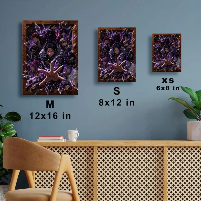 HXH Phantom Troupe Metal Poster Wall
  Decor - C - Image 6