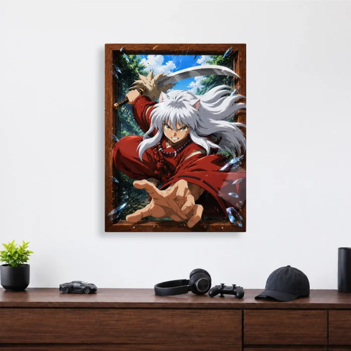 Half Demon Metal Poster Wall Decor - C - Image 3