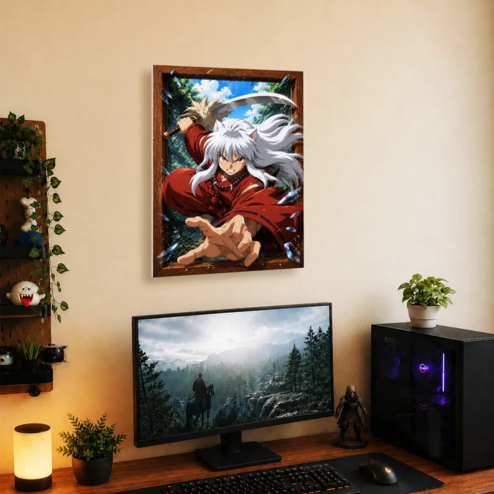 Half Demon Metal Poster Wall Decor - C - Image 4