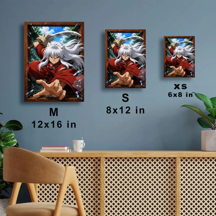 Half Demon Metal Poster Wall Decor - C - Image 6
