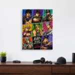 JJBA - JoJo Protagonists Metal Poster
  Wall Decor - Image 3