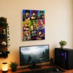 JJBA - JoJo Protagonists Metal Poster
  Wall Decor - Image 4