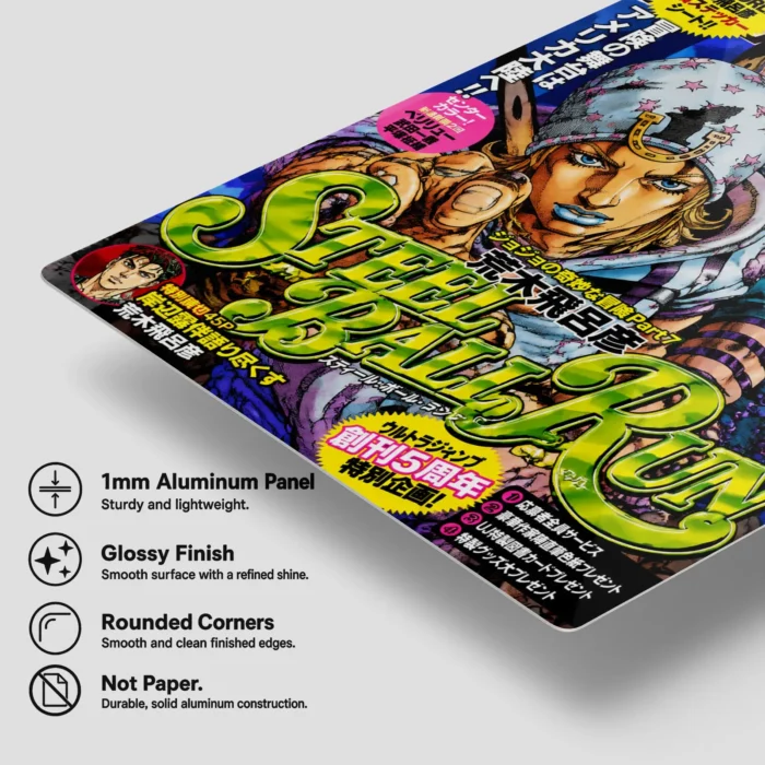 JJBA - Johnny Joestar Metal Poster Wall
  Decor - Image 5