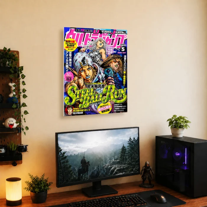 JJBA - Johnny Joestar Metal Poster Wall
  Decor - Image 4