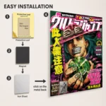 JJBA - Gyro Zeppeli Metal Poster Wall
  Decor - Image 2
