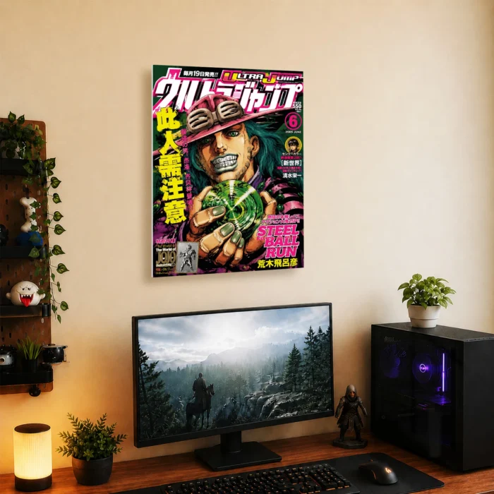 JJBA - Gyro Zeppeli Metal Poster Wall
  Decor - Image 4