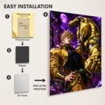 JJBA - DIO & The World Metal Poster
  Wall Decor - Image 2